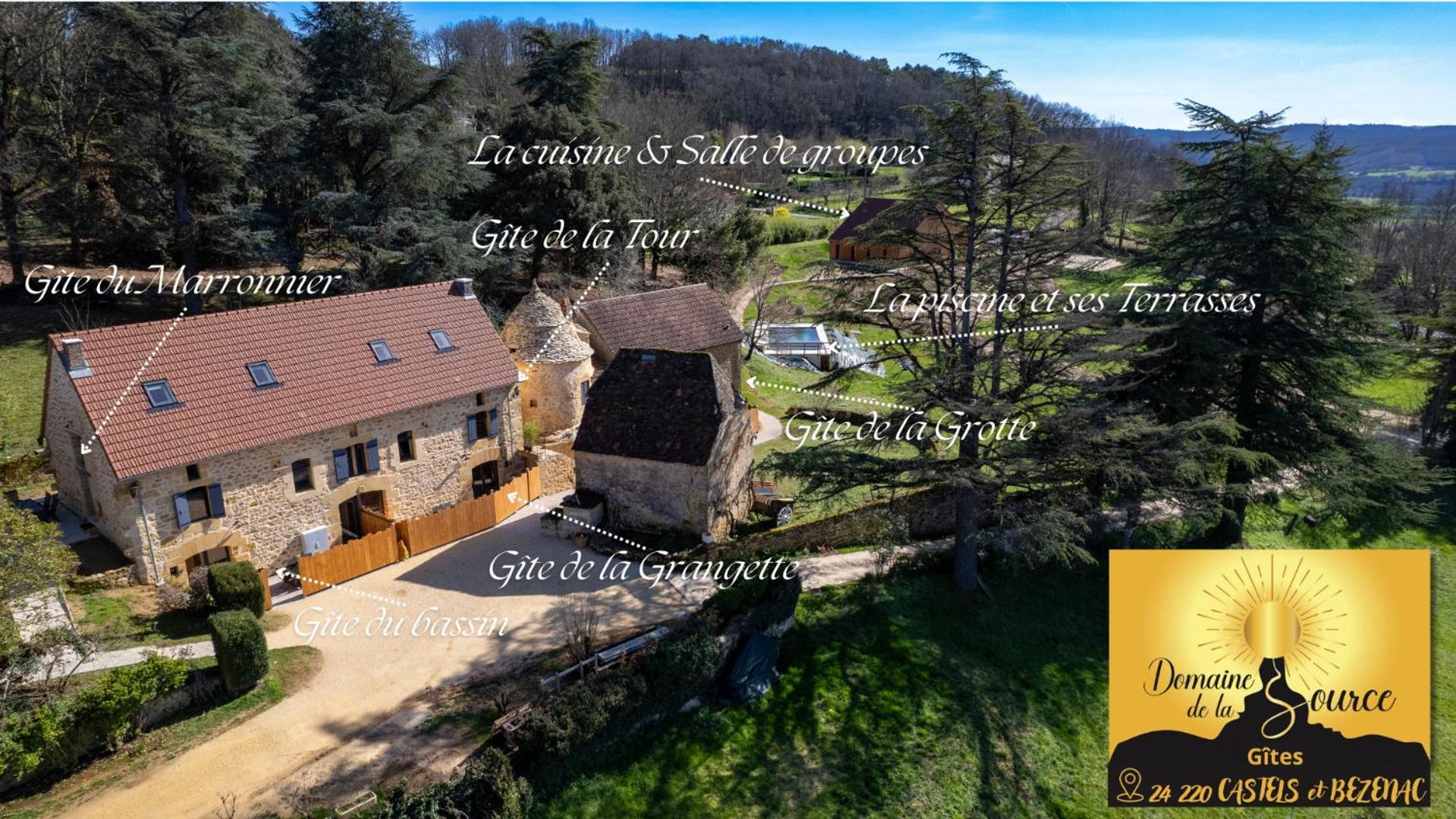 Domaine De La Source Villa Castels Kültér fotó
